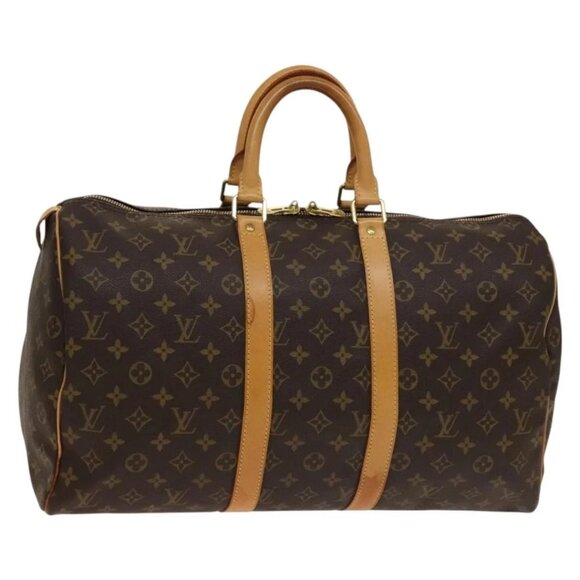 LOUIS VUITTON Monogram Keepall 45 Boston Bag M41428 LV Auth 138601 - Picture 1 of 16